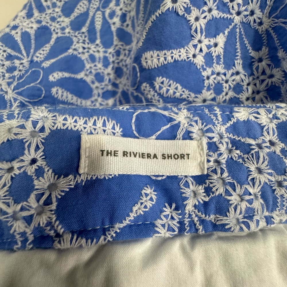 Riviera Shorts in Floral Eyelet
Loft Blue   Women's Shorts Sz 4 EUC 100% Cotton - Picture 13 of 14